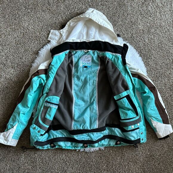 Liquid Venture 2000mm Snow Coat Snowboarding Ski Womens Size Small Winter Warm - Picture 3 of 15